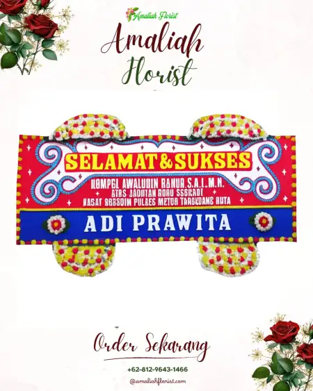 Papan Bunga Ucapan Selamat Samida